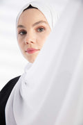 Chiffon Shawl - White