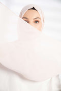 Chiffon Shawl - Powder