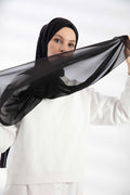 Chiffon Shawl - Black