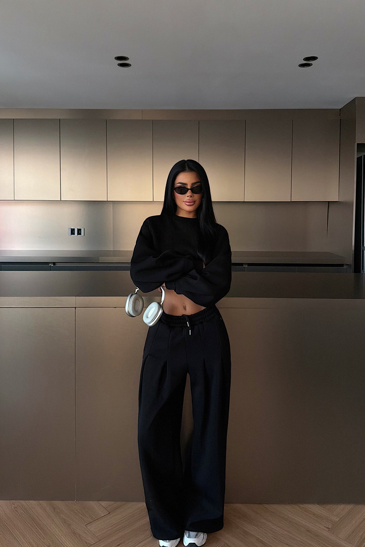 Siyah Knox Eşofman Takımı ATE-3822