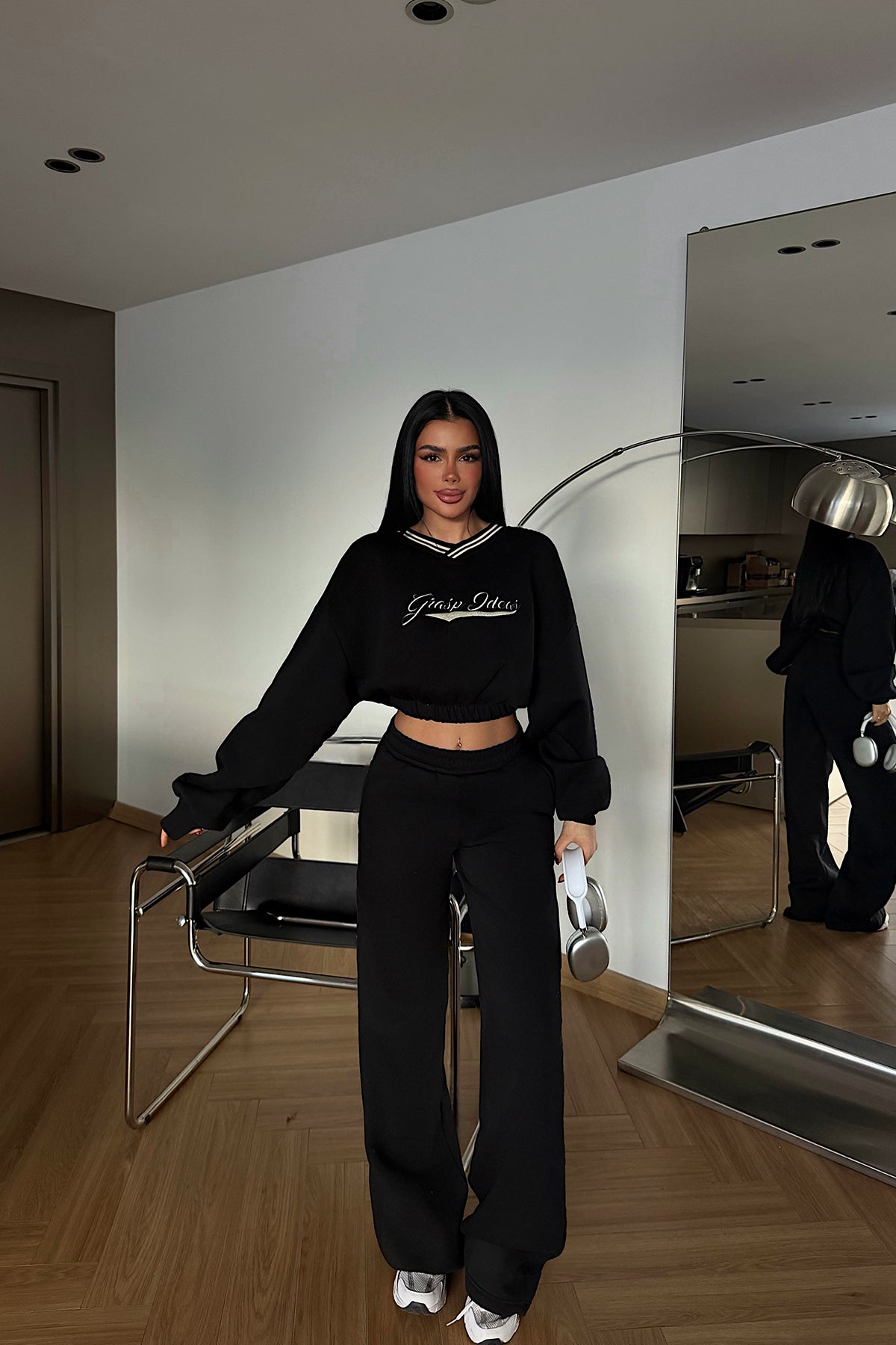 Siyah Giaspy Eşofman Takımı  ATE-4291