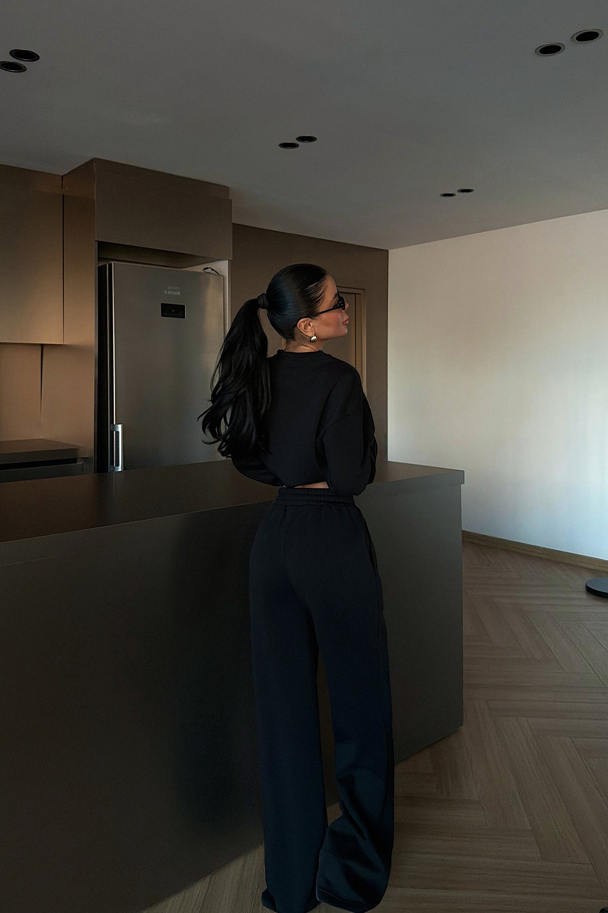 Siyah Easport Eşofman Takımı ATE-3887