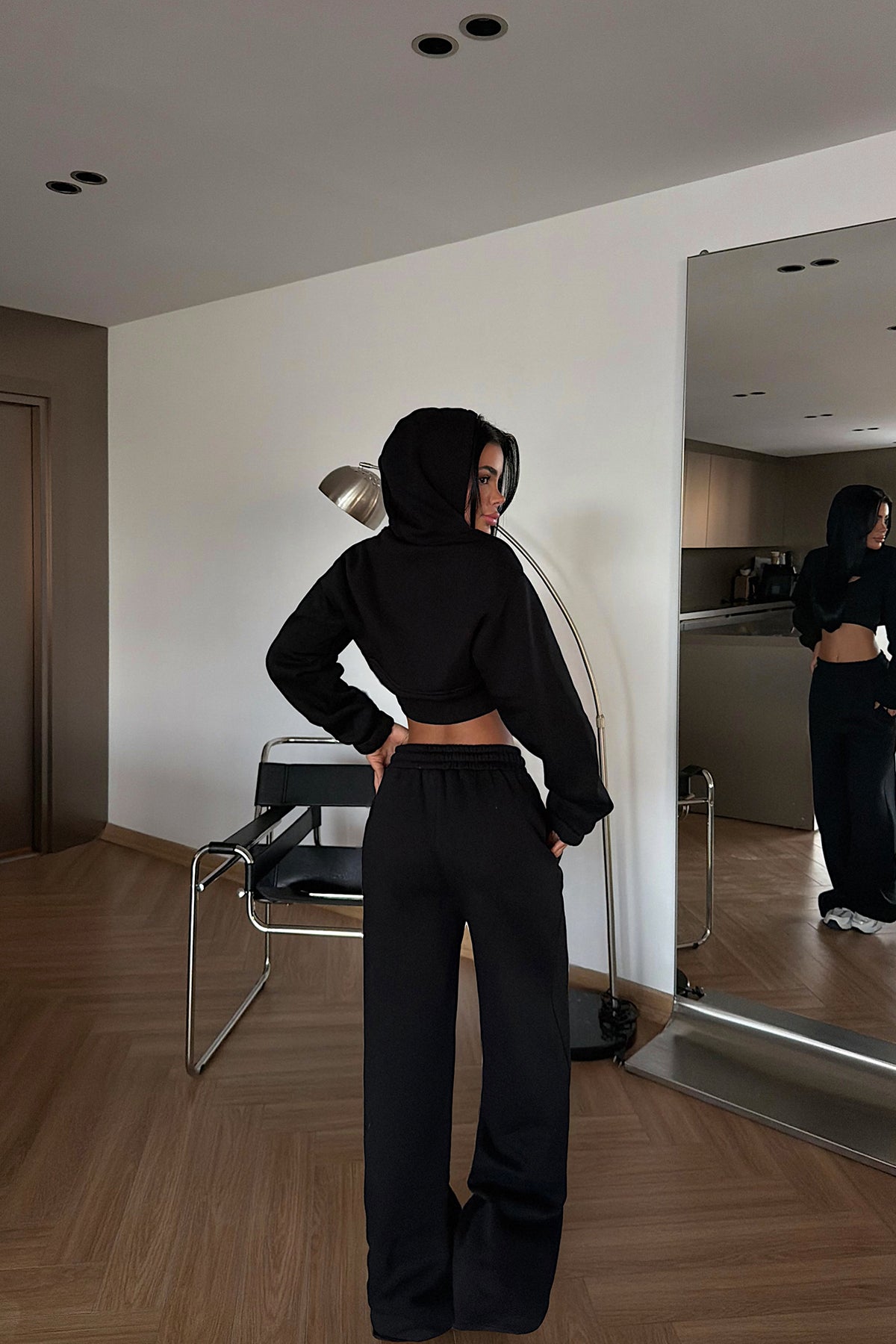 Siyah Corsica Eşofman Takımı ATE-3885