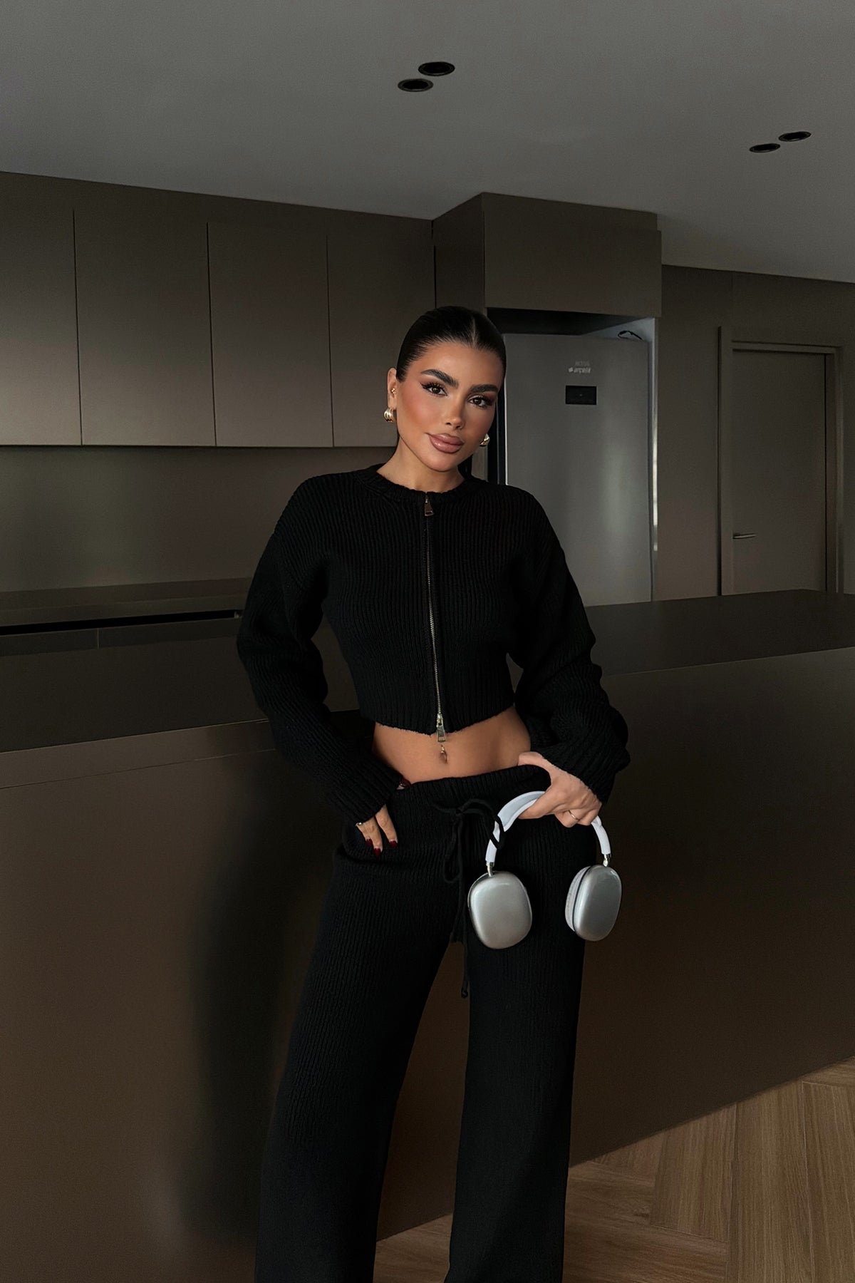 Siyah Zaria Triko Takım ATE-3980