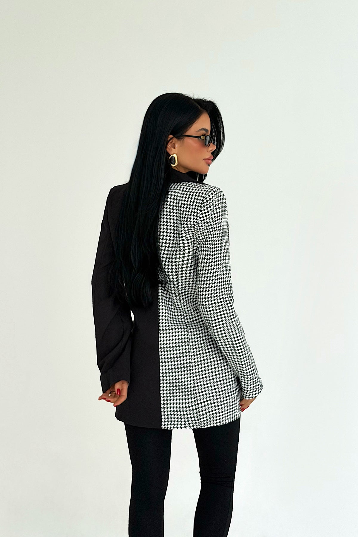 Siyah Ganso ceket ATE-3977