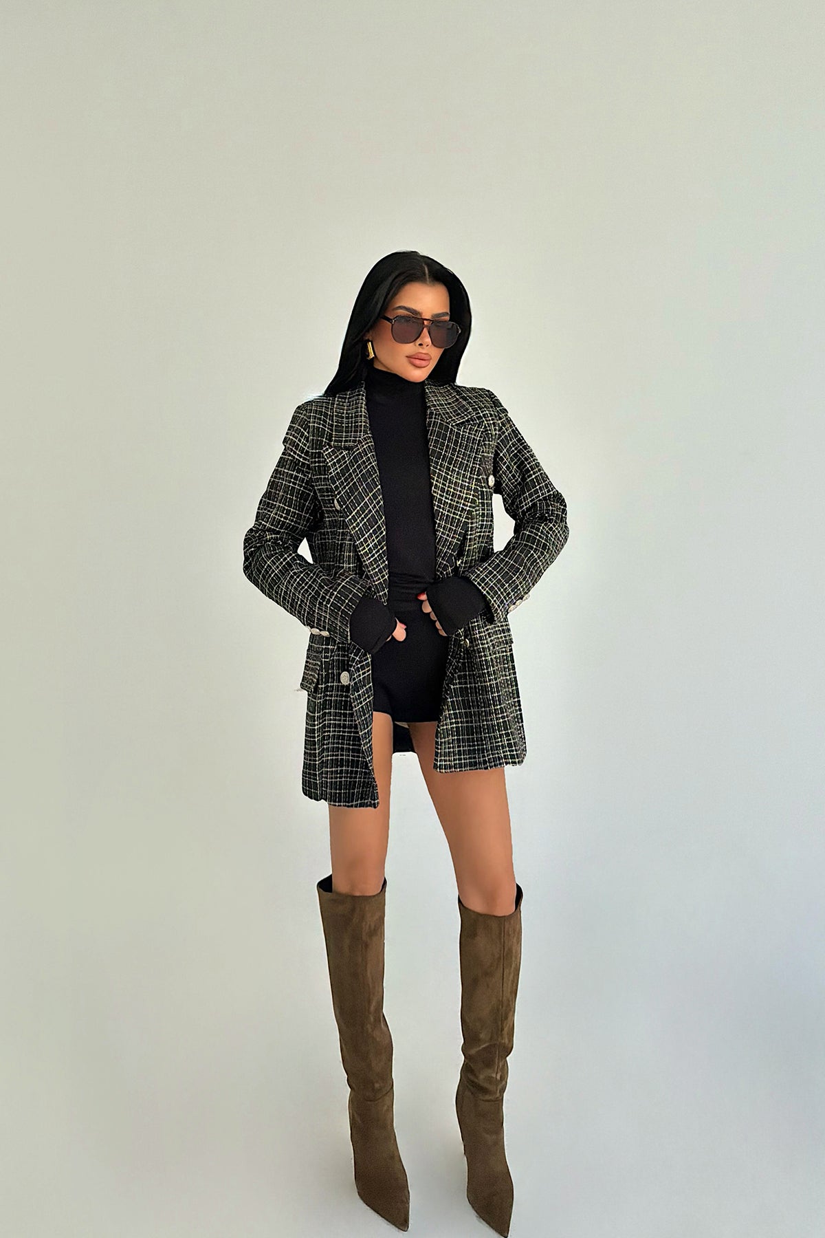 Siyah Noir ceket ATE-3962