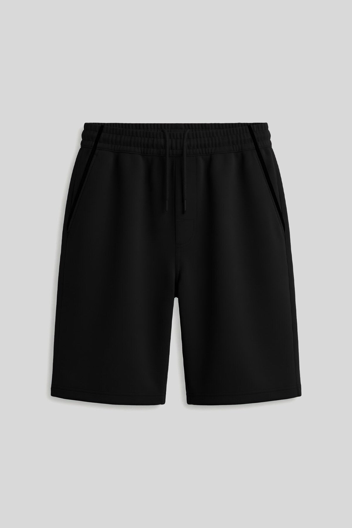 Siyah Standart Fit Basic Erkek Çocuk Şort - 11284