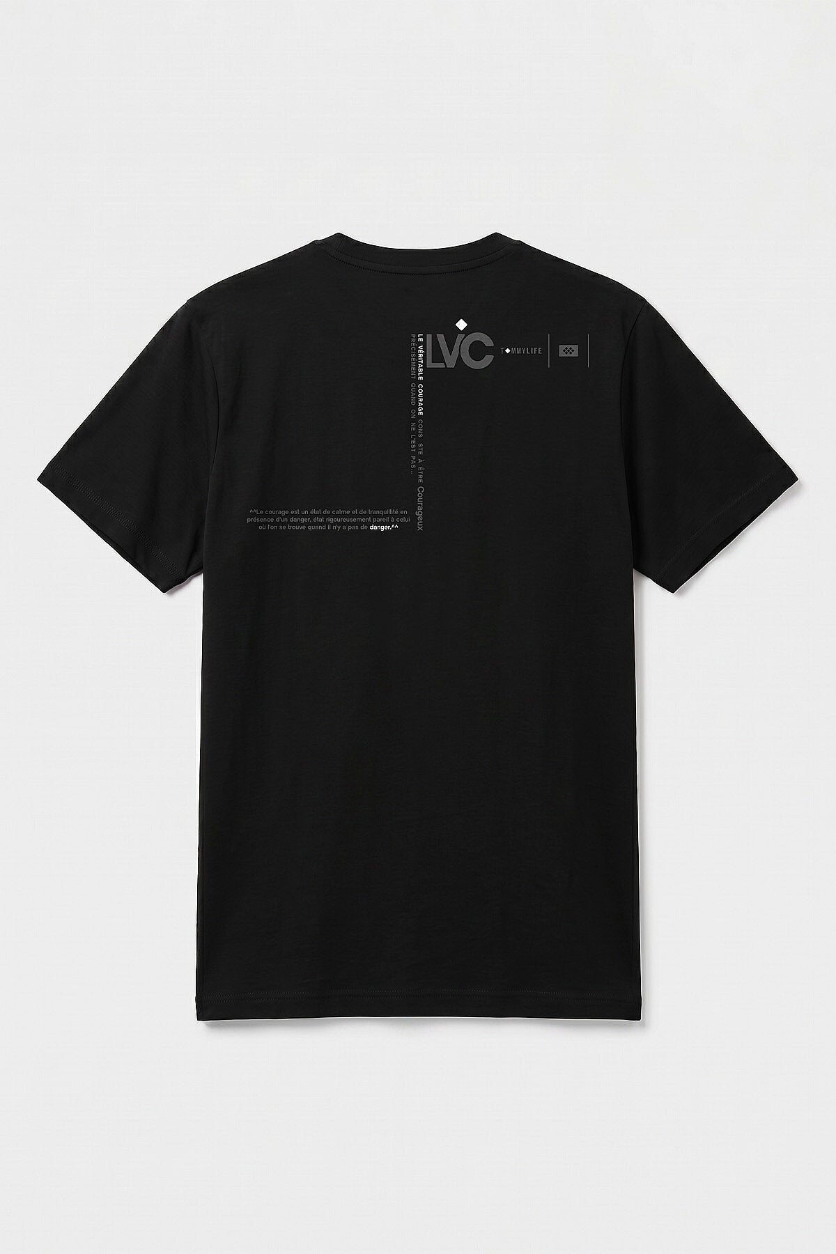 Siyah Standart Fit Baskılı Kısa Kollu Erkek T-Shirt - 88440