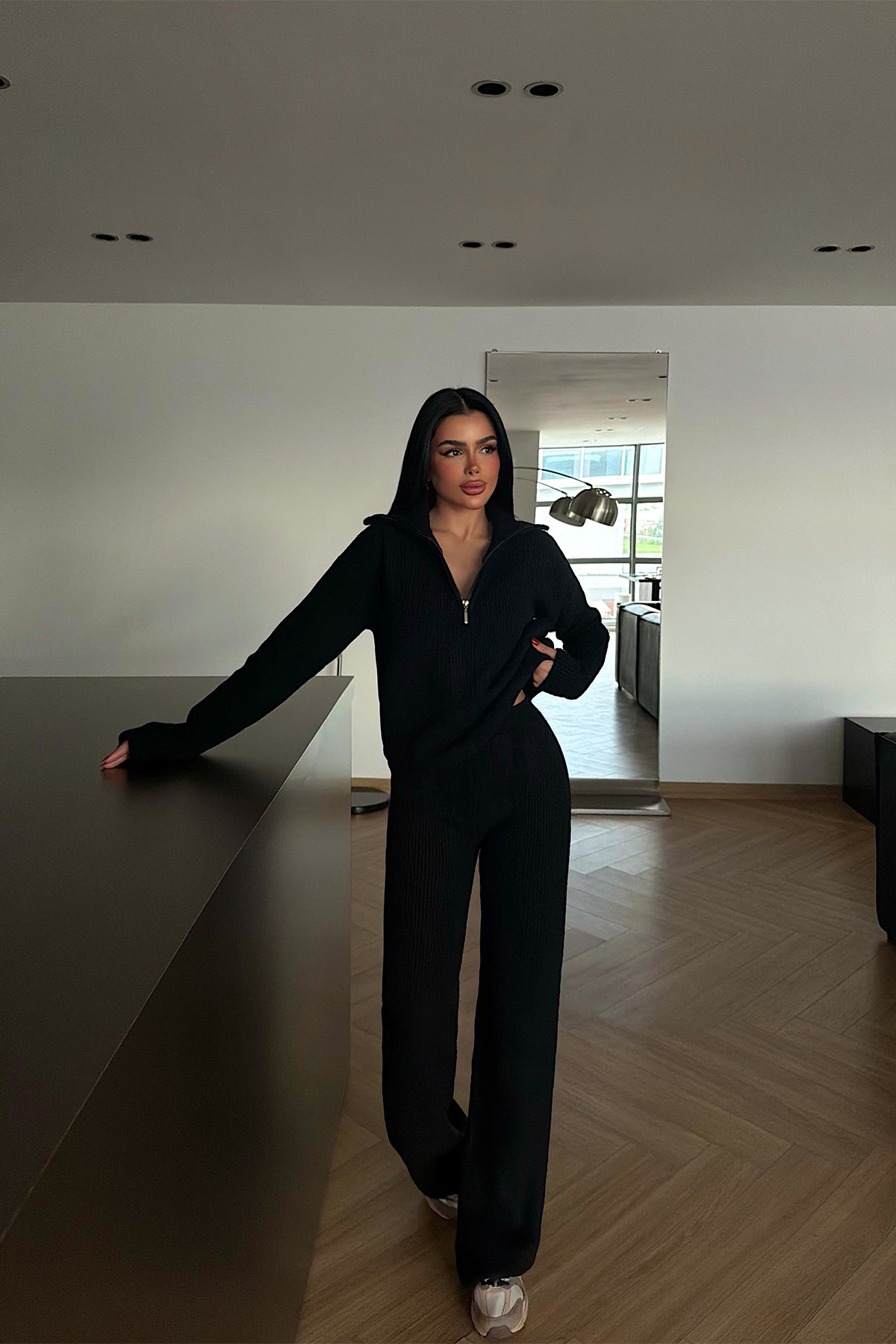 Siyah Nalani Triko Takım ATE-4271