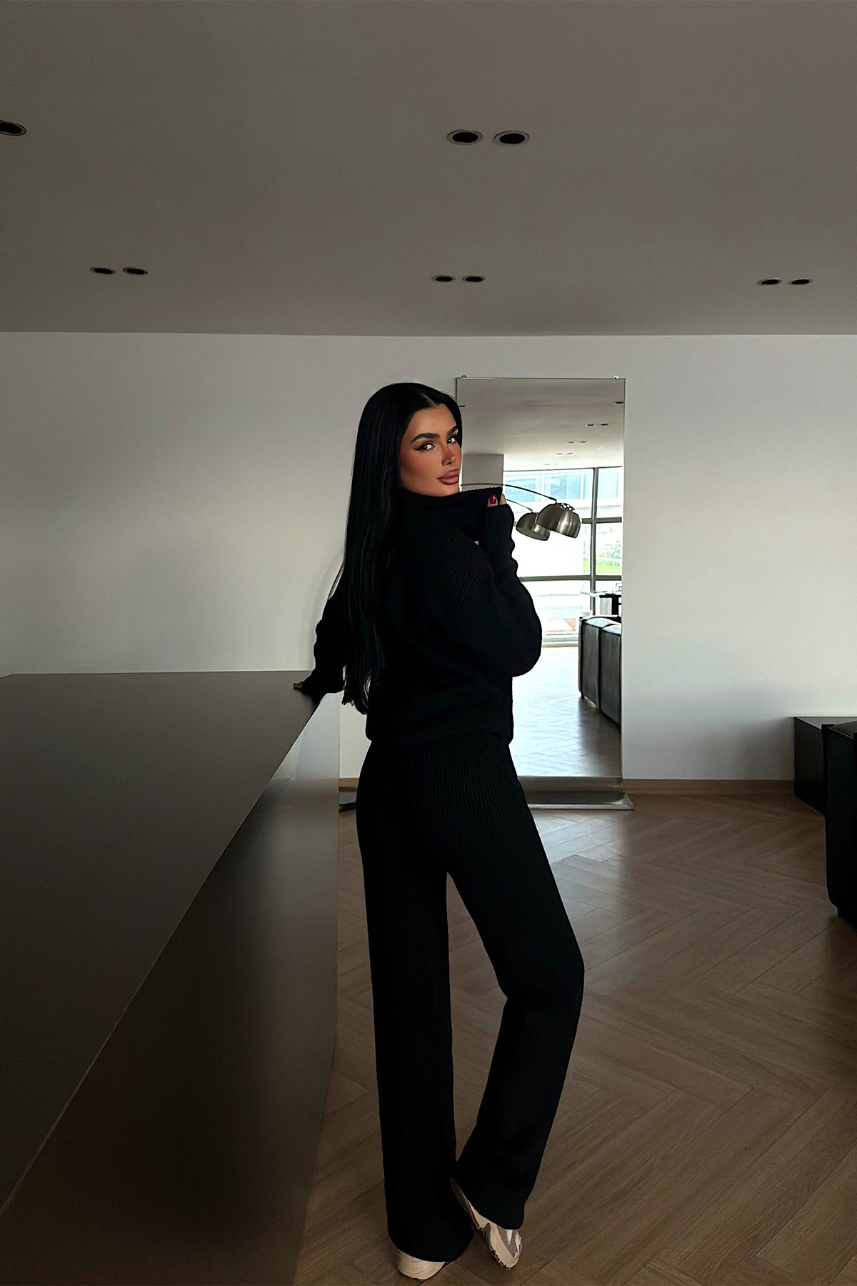 Siyah Nalani Triko Takım ATE-4271