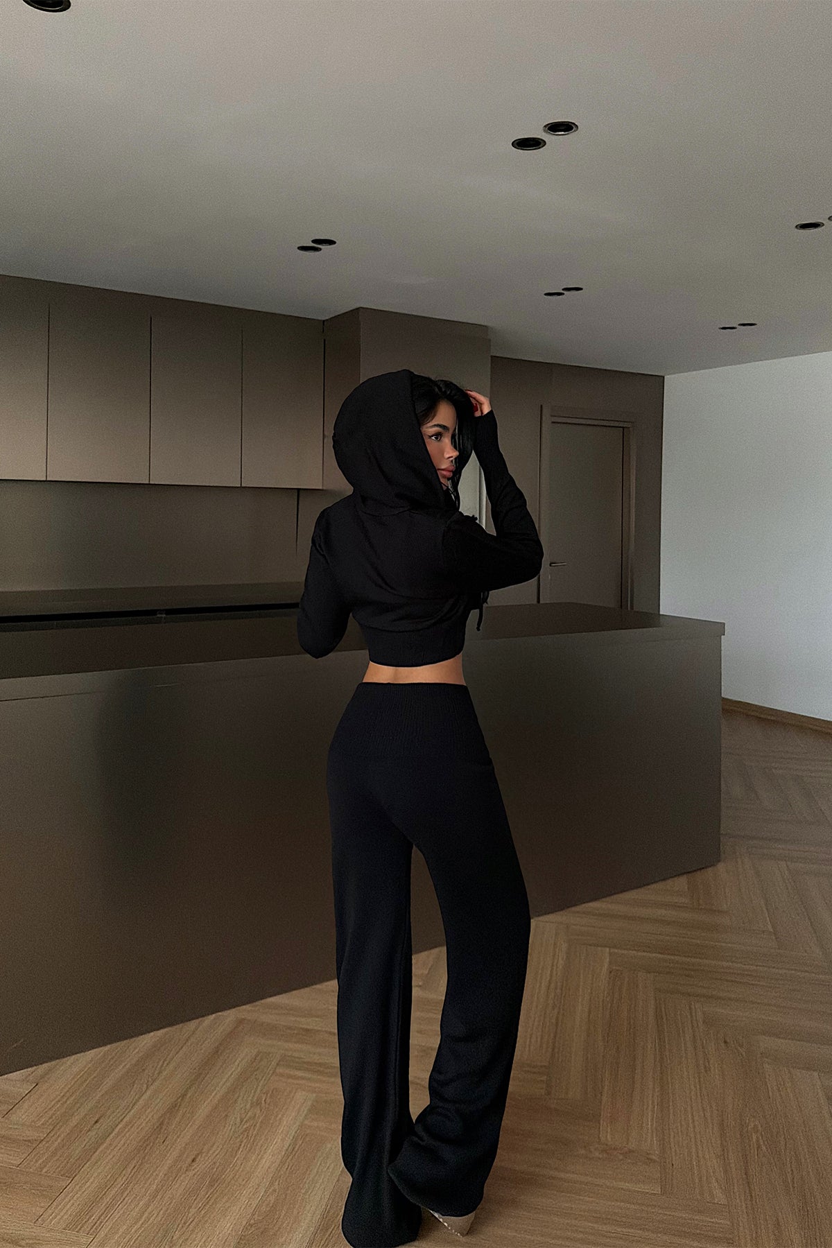 Siyah Vinicia Triko Takım ATE-4329