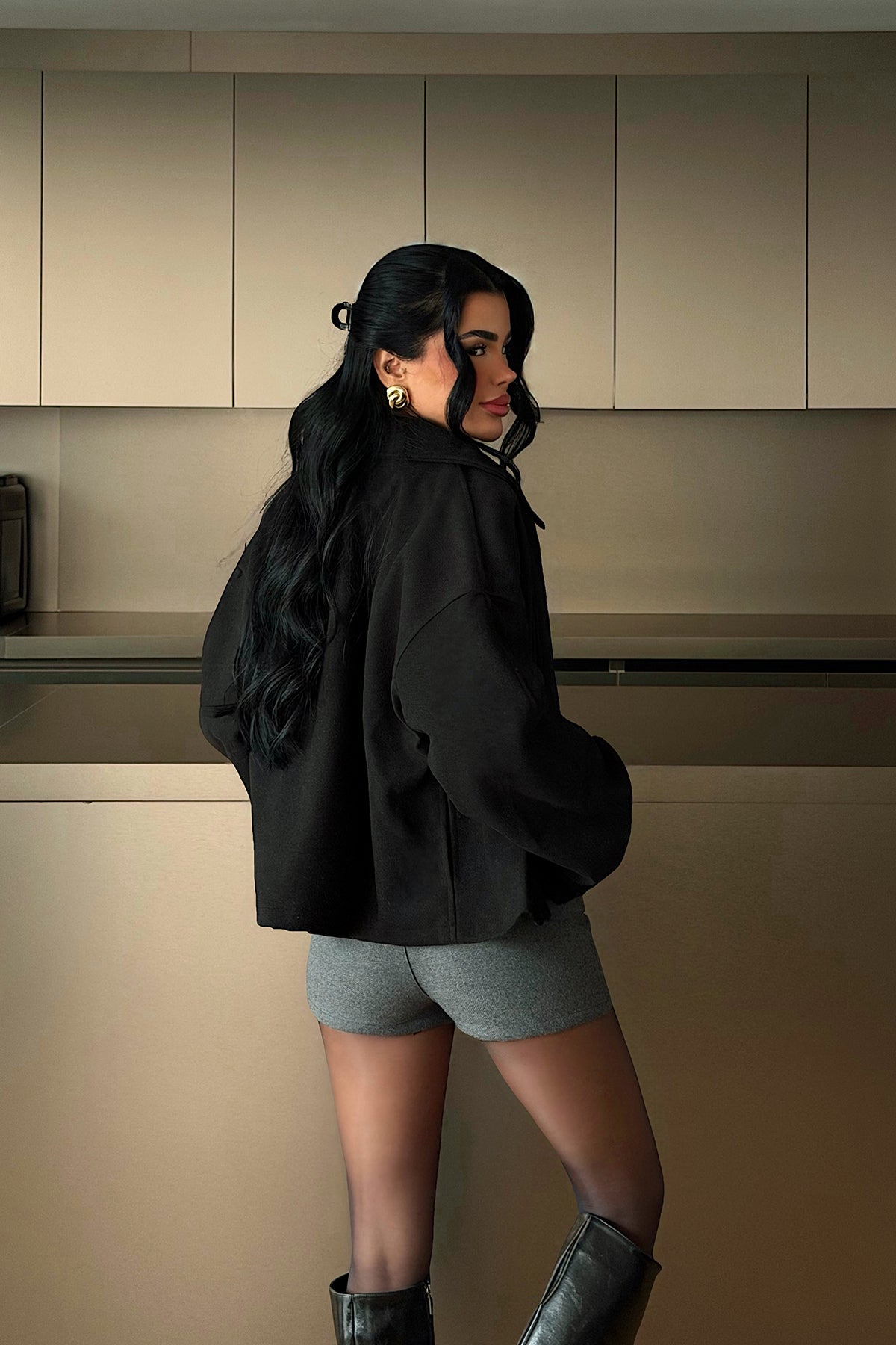 Siyah Catalina Ceket ATE-2005