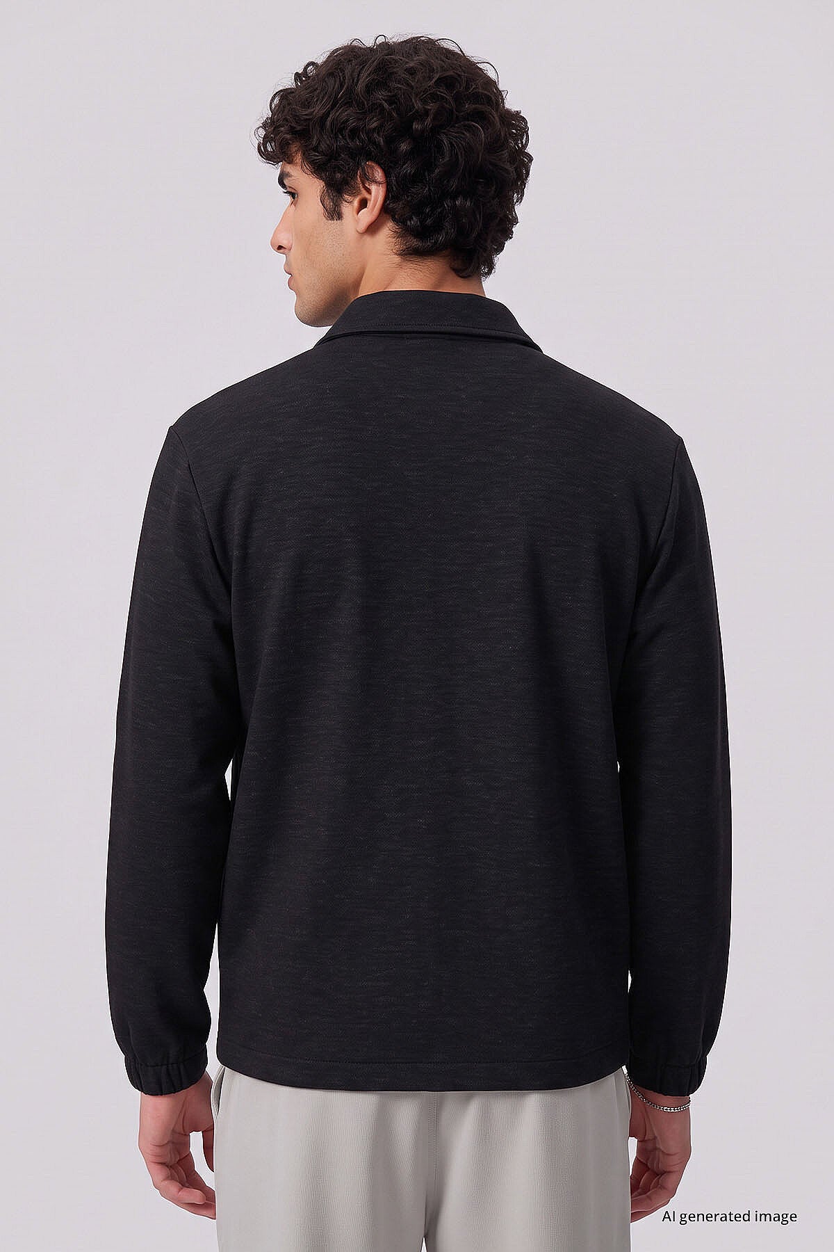 Siyah Rahat Form Erkek Ceket - 88494