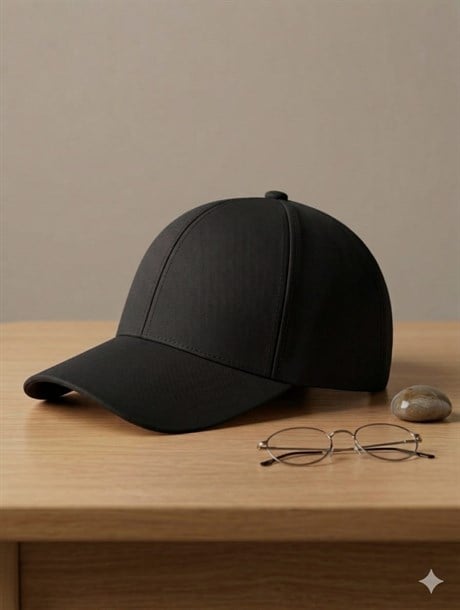 Unisex Şapka Siyah Standart