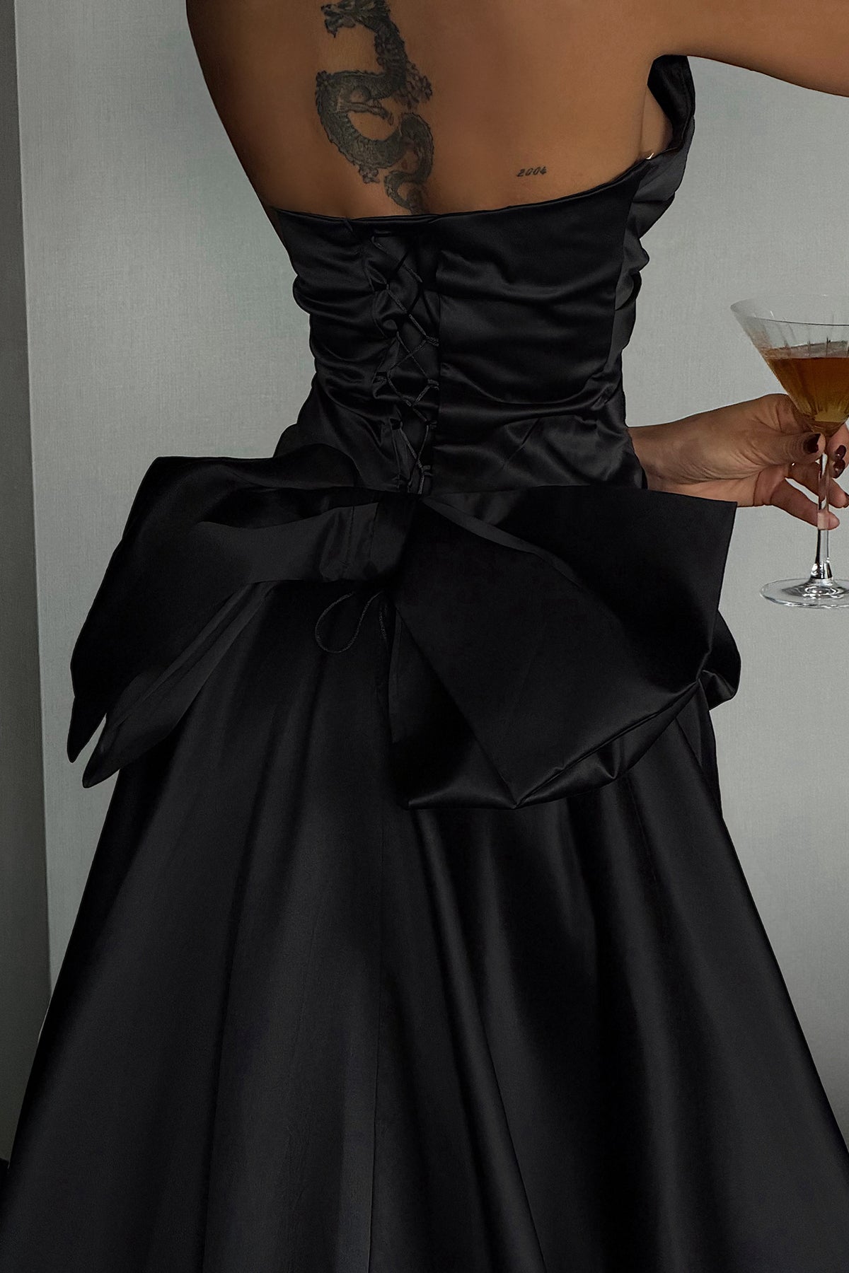 Lilou fiyonk detaylı abiye ATE-4044