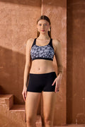 Siyah Desenli Spor Bikini Takımı