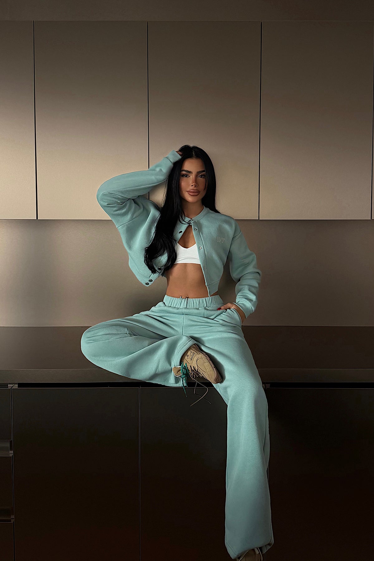 Su Yeşili Lotee Eşofman Takım ATE-4311