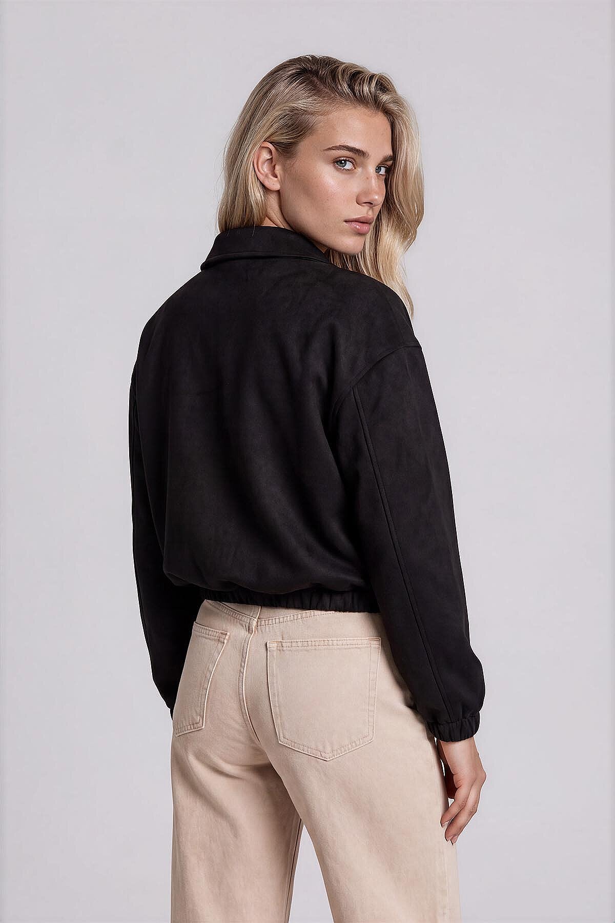 Süet Bomber Ceket