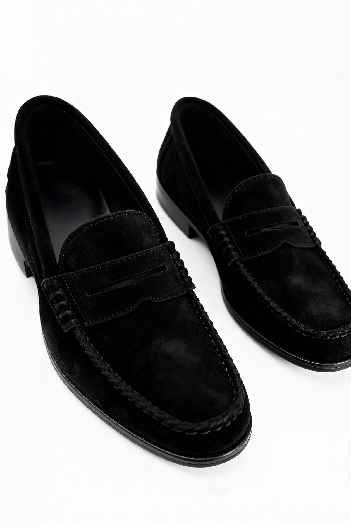 SÜET SİYAH LOAFER