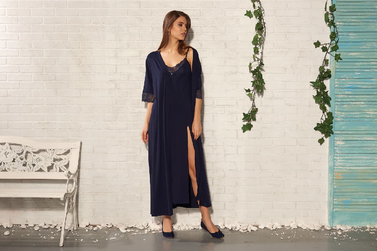 20195 Kadın Sabahlık Takım