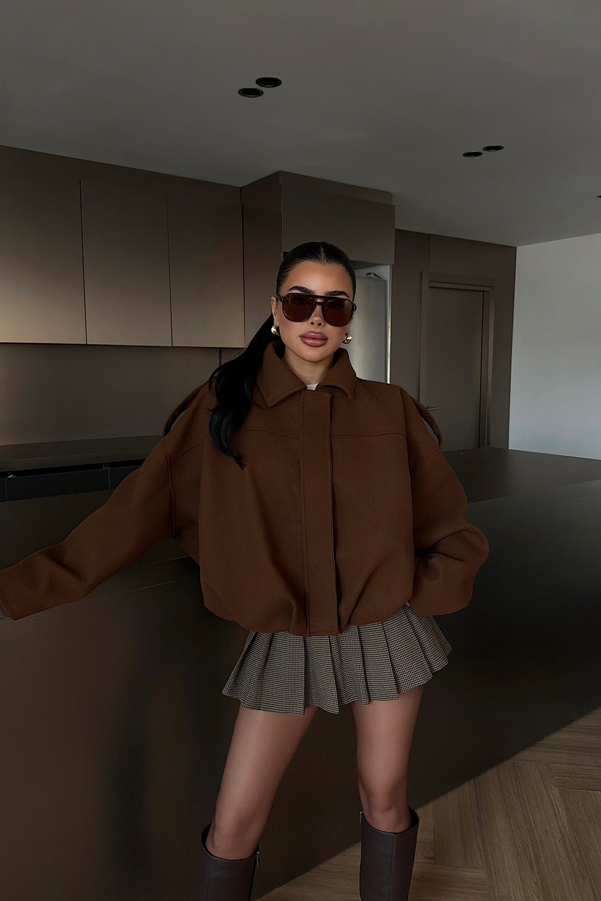 Taba Bomber Ceket ATE-4740