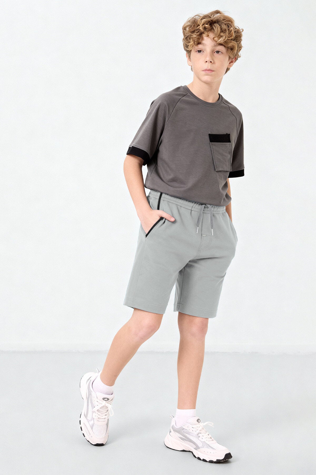 Taş Standart Fit Basic Erkek Çocuk Şort - 11284