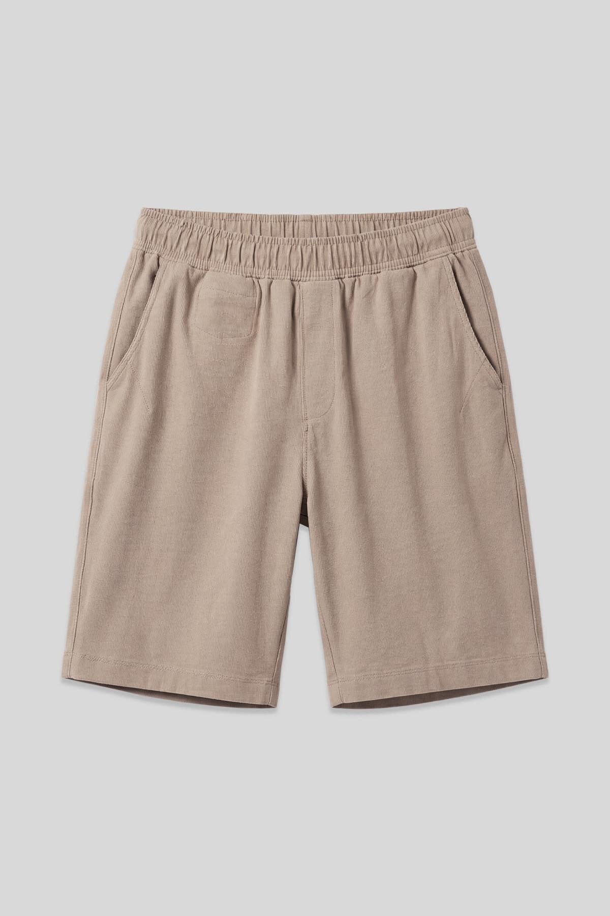 Taş Standart Fit Dokuma Hafif Esnek Chino Erkek Şort - 81290