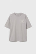 Stone Oversize Short Sleeve Printed Girls' T-Shirt - 75175