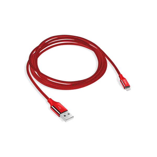 ttec AlumiCable USB-A - Lightning Şarj Kablosu Kırmızı