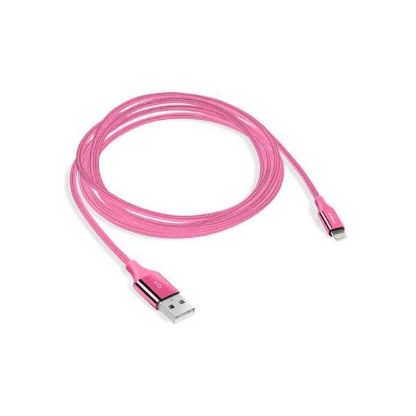 ttec AlumiCable USB-A - Lightning Şarj Kablosu Pembe
