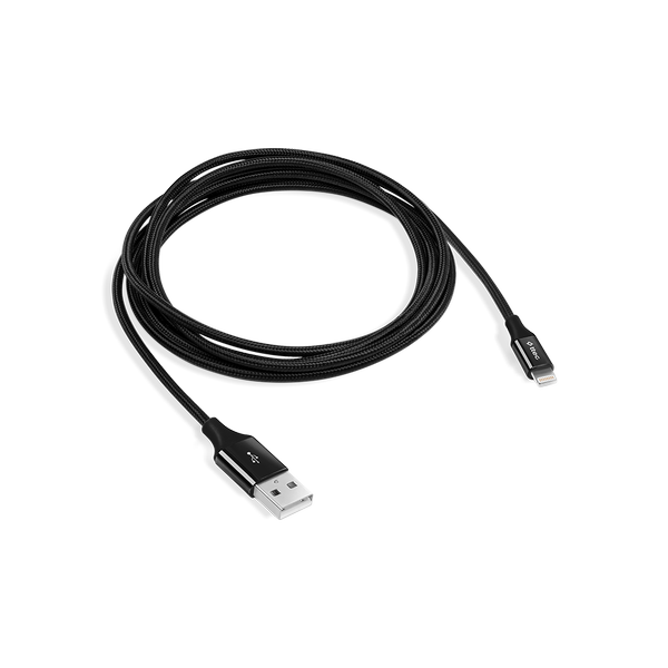 ttec AlumiCable USB-A - Lightning Şarj Kablosu Siyah