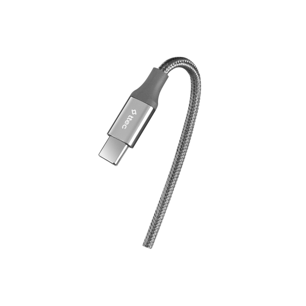 ttec AlumiCable USB-C - USB-C 150cm 100W PD/QC Hızlı Şarj/Data Kablosu Uzay Grisi Uzay Grisi