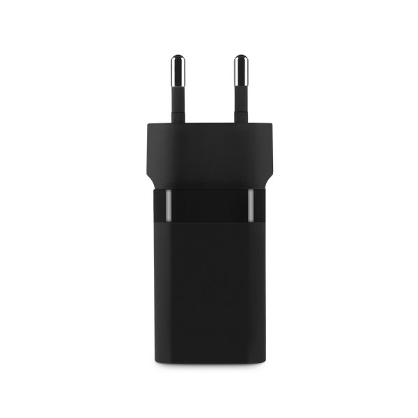 ttec SmartCharger Duo PD 45W Seyahat Hızlı Şarj Aleti USB-C+USB-A Siyah