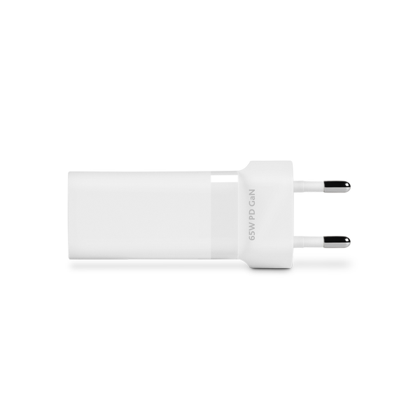 ttec SmartCharger Trio GAN 65W PD Seyahat Hızlı Şarj Aleti 2 USB-C+USB-A Beyaz