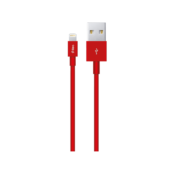 ttec USB-A - Lightning Şarj Kablosu- Kırmızı