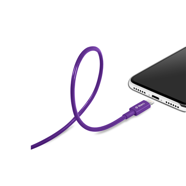 ttec USB-A - Lightning Şarj Kablosu- Mor