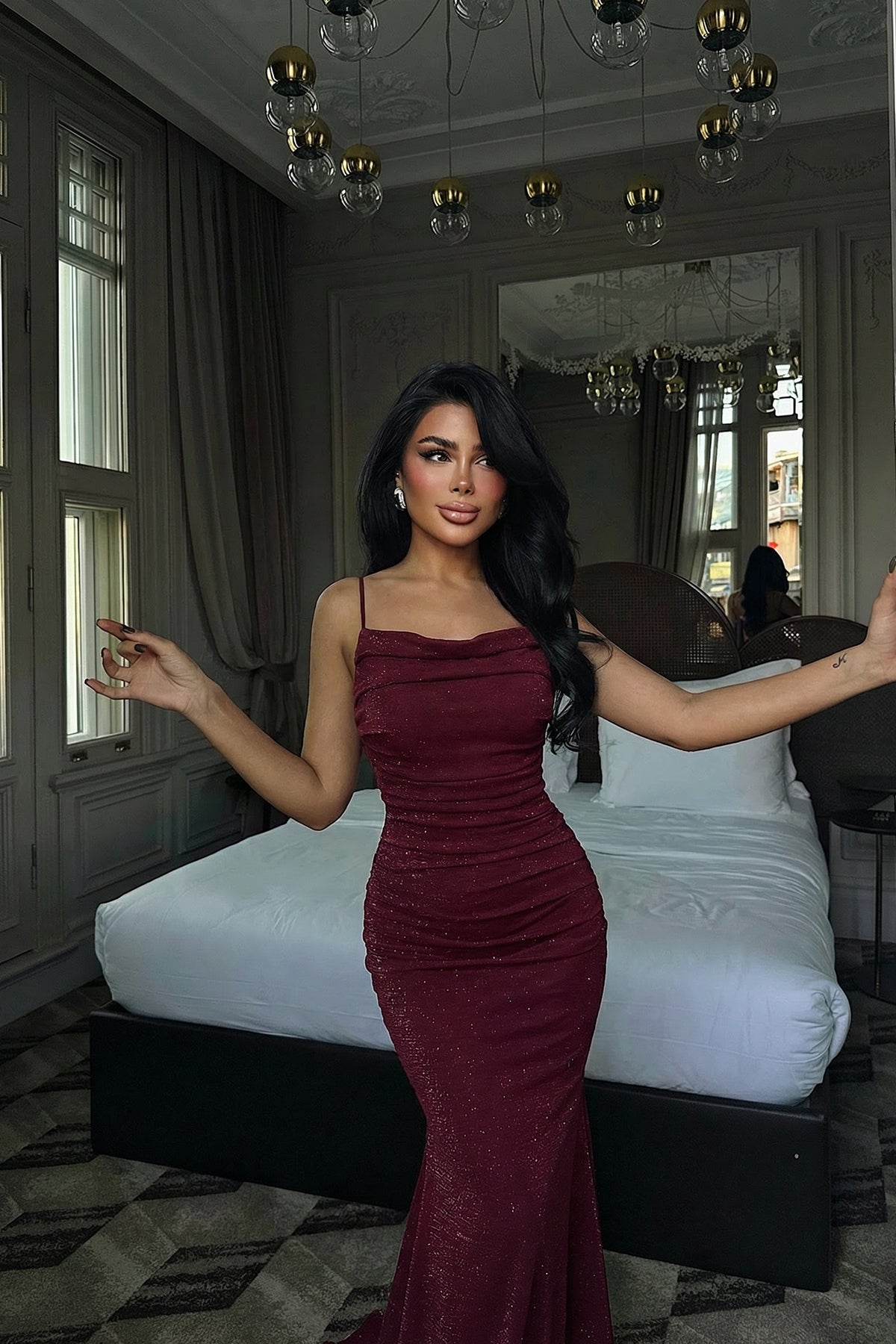 Vişne Çürüğü Gorria Elbise ATE-4471