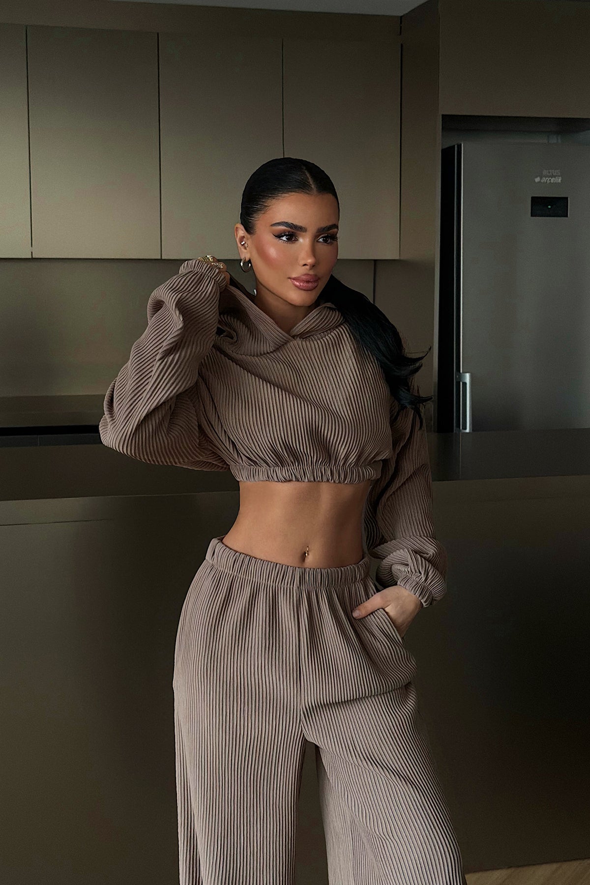 Vizon Dixie Kapüşonlu Alt Üst Takım ATE-2771